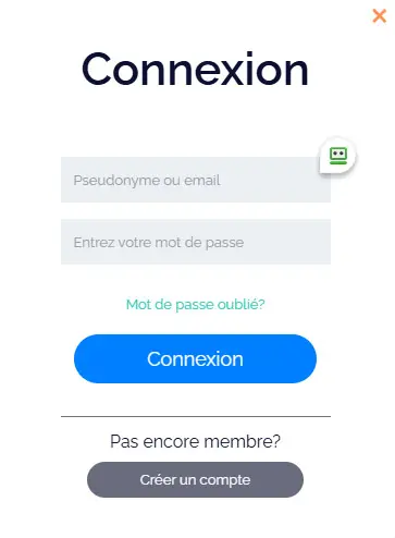 Connexion des membres du BetSwap Casino