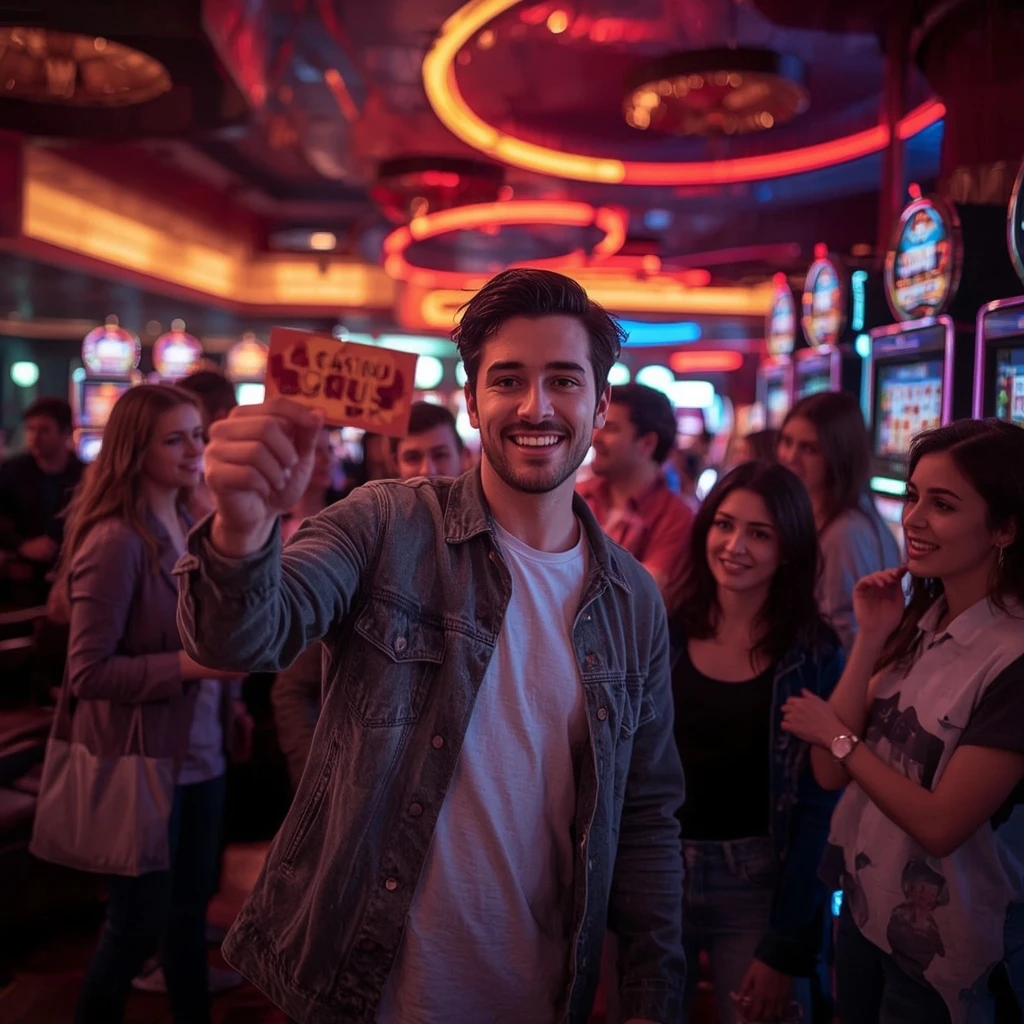 une personne avec un bonus BetSwap Casino